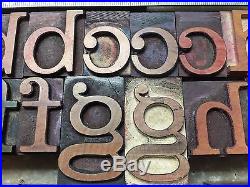 Letterpress Wood Type, Clarendon Medium-8 Line-Full font UpperLower#'s & Punct'n