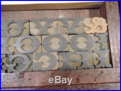 Letterpress Wood Type a Rare 6 Line V. W&Co NO 18