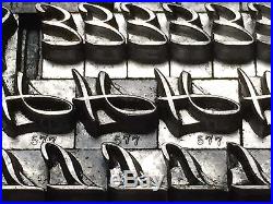 Letterpress metal type. 18pt Park Avenue ATF # 577