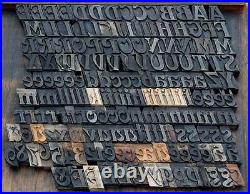 Letterpress wood printing blocks 168pcs 1.42 tall wooden type woodtype alphabet