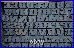 Letterpress wood printing blocks 182pcs 1.06 tall wooden type woodtype alphabet