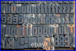 Letterpress wood printing blocks 2.13 tall 272pcs wooden type woodtype alphabet
