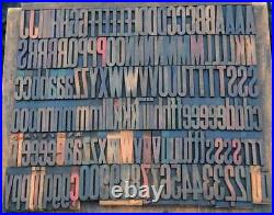 Letterpress wood printing blocks 2.83tall 170pcs wooden type woodtype block old