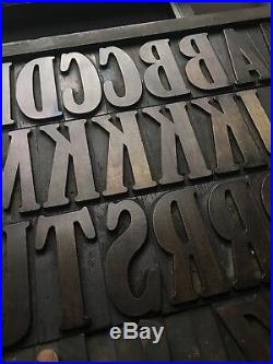 Letterpress wood type