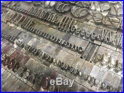 Liberty 48 pt ATF 511 Letterpress Type Vintage Printer's Lead Metal