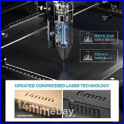 Longer 10W Laser Engraver, Laser Engraver and Cutting Machine for Wood and Metal