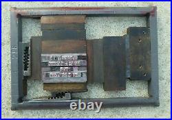 Lot of 2 Chase for Chandler & Price Pilot Press #228 6.5 x 10 Letter press