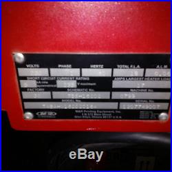 M&R Flash Dryer TABASCO HW Infrared Flash Cure Unit Manual Screen Printing