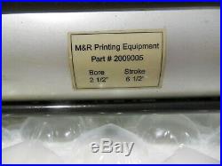 M&R Printing Equipment 2009005 Air Cylinder Automatic Screen Printer Press