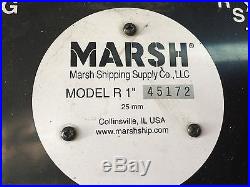 MARSH MODEL R 1 25 mm FONT INDUSTRIAL ROTARY STENCIL PRESS CUTTER DOD