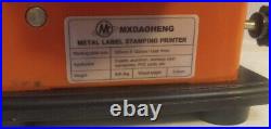MXBAOHENG Manual Nameplate Metal Label Stamping Printer Machine D-255, No. 4