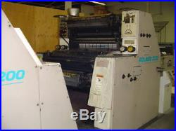 Mid 90's Used MAN Roland R204 H OB 4 Color Printing Machine