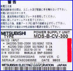 Mitsubishi MDS-B-CV-300 Power Supply Used