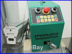 Morlock Tampondruck Maschine MD 100 GF Transferdruck Tampondrucker Tisch Leuchte