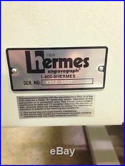 New Hermes Vanguard 3400 Engraving Table / Machine