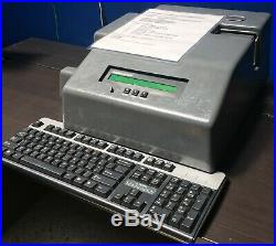 NewBold Addressograph 350 Dog Tag Machine Automatic Metal Embosser Military ID