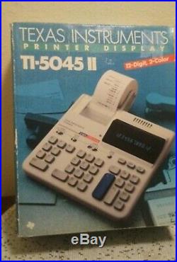 Office EquipmentCalculatorsShare Texas Instruments Ti-5045 II Desktop Printing