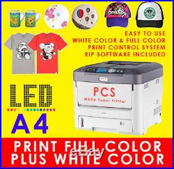 Oki A4 White Toner Tshirt Mug Hat Acrylic Aluminium Printer As C711wt Pro7411wt