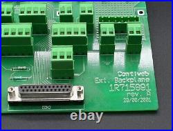 One (1) Contiweb WH. 715891 Ext Backplane Control 1R715891 Rev A Board