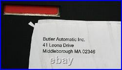 One Butler DC33896-401 Splicer Panel Kit Front Datamat No Electronics USED