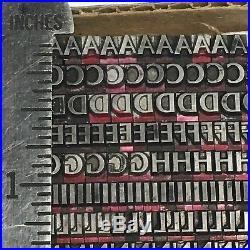 Optima Bold 14 pt Letterpress Type Vintage Printer's Lead Metal