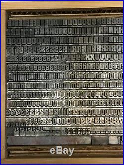 Othello 18 pt Letterpress Type Vintage Metal Lead Printing Sorts Font