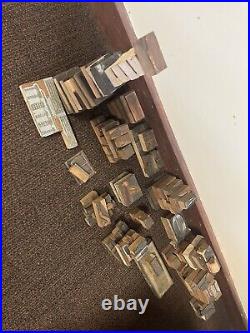 Over 100 antique printing blocks from Illinois Duster & Brush Company catalogue
