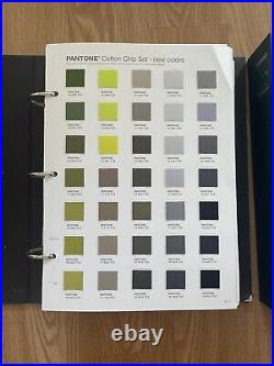 PANTONE Set Binder Fashion + Home Cotton Chip Set Textile Color System