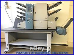 PITNEY BOWES DI-600 FastPac Inserter Folder System + DIVS Vertical Power Stacker