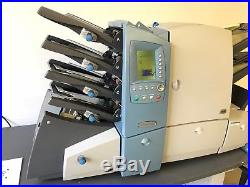 PITNEY BOWES DI-600 FastPac Inserter Folder System + DIVS Vertical Power Stacker