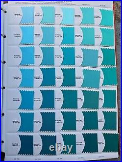 Pantone Fashion + Home / cotton swatch files Books Volumes 1-4. Circa 2007