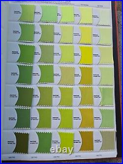 Pantone Fashion + Home / cotton swatch files Books Volumes 1-4. Circa 2007