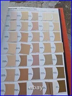 Pantone Fashion + Home / cotton swatch files Books Volumes 1-4. Circa 2007