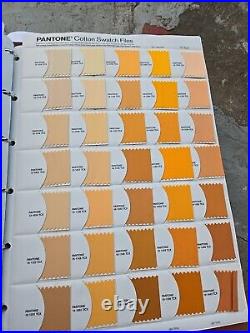 Pantone Fashion + Home / cotton swatch files Books Volumes 1-4. Circa 2007