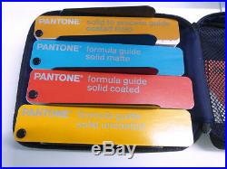 Pantone Swatch Book Collection (x4) with Pantone Case, inc Solid to Process