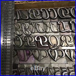Piranesi Bold Italic 30 pt Letterpress Type Printer's Lead Metal ATF 570