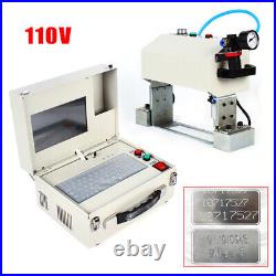 Pneumatic Dot Peen Marking Machine Chassis Number VIN Code Maker Engraving NEW