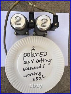 Polar paper cutter polar ED 24vcutting solinoids working