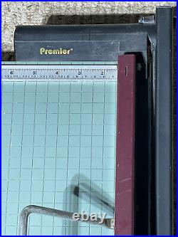 Premier Martin Yale 724 StackCut Guillotine 24 Paper Cutter Trimmer