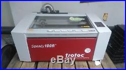 Preowned TROTEC Speedy 100 laser engraver with brand new tubes