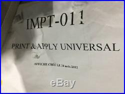 Print and Apply UPAII-212-CL Print with Sato printer head (M-8400S) Used Tested