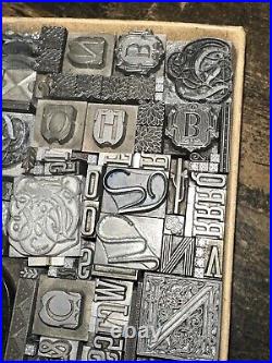 Printing Blocks Lead Ornamentals Borders Dingbats. Beautiful Variety