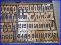 Printing Letterpress Printer Block, Tubbs Alphabet Antique Large, Printer Cut