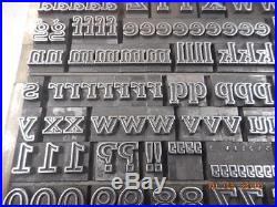 Printing Letterpress Printers Alphabet, 36pt. Serif Type Outline C+Lc, Antique