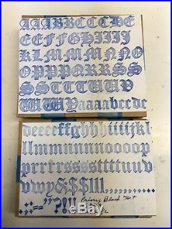 Priory Black Text 48 pt Letterpress Type Vintage Metal Printing Sorts Font