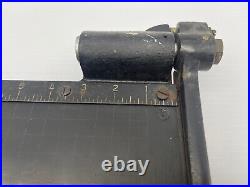 Rare Vintage Cast Iron Eastman Number 10 Paper Cutter Guillotine Trimmer