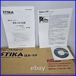 Roland DG Stika SX-12 Vinyl 12 Create Stickers Cutting Machine Lightly Used