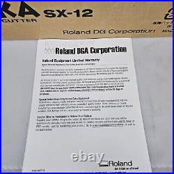 Roland DG Stika SX-12 Vinyl 12 Create Stickers Cutting Machine Lightly Used