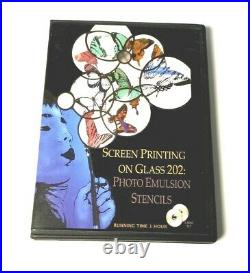 Screen Printing on Glass Photo Emulsion Stencil Making DVD Tony Glander