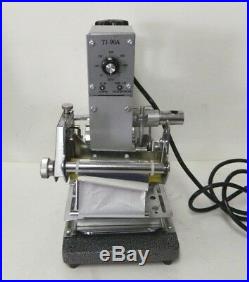 Silver Hot Foil Feed Stamping Machine Stamp PVC TJ-90A All-purpose